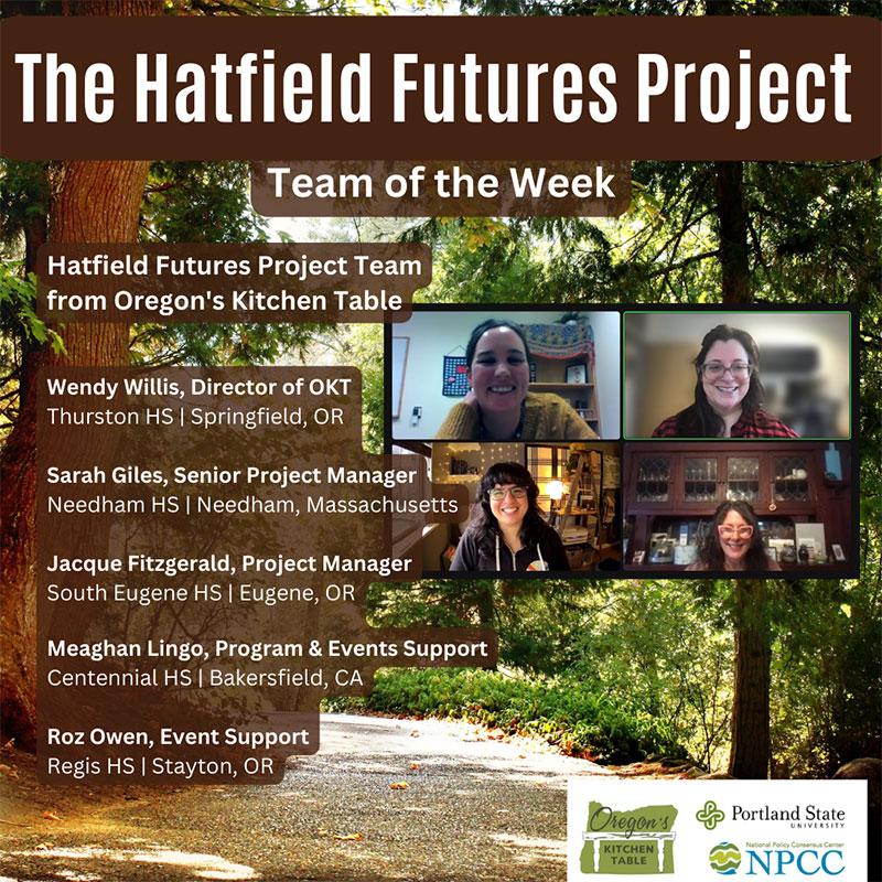 Hatfield Futures Project - Oregon's Kitchen Table Team (2023)