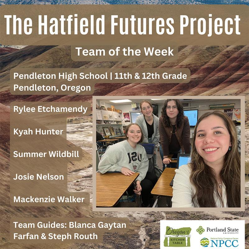 Hatfield Futures Project - Pendleton Student Team (2023)