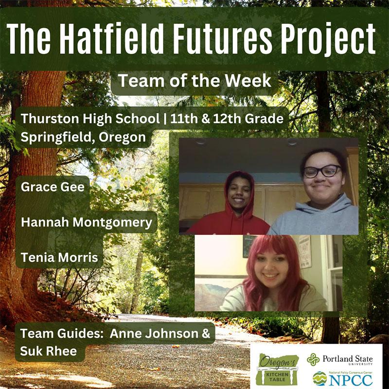 Hatfield Futures Project - Thurston Student Team (2023)